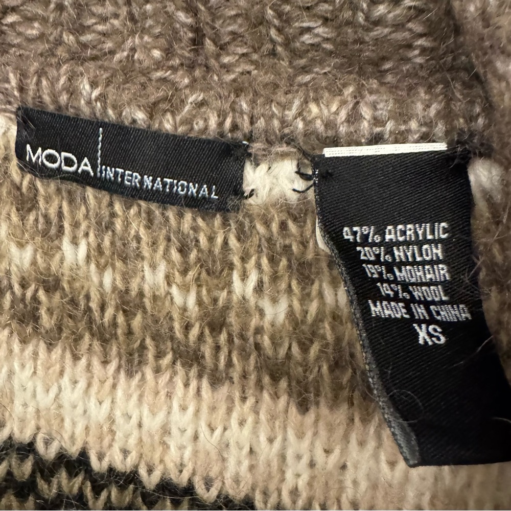 Moda International Multicolor Striped Cardigan - Picture 2 of 3